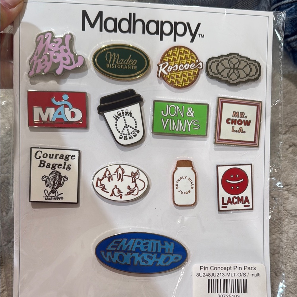 Madhappy Pin Pack with Multicolor Designs